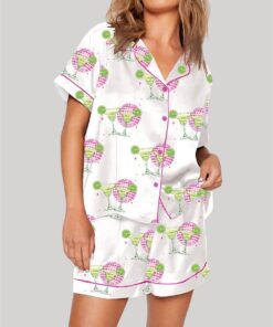 Margs and Matrimony Final Fiesta Wine Pajama Set