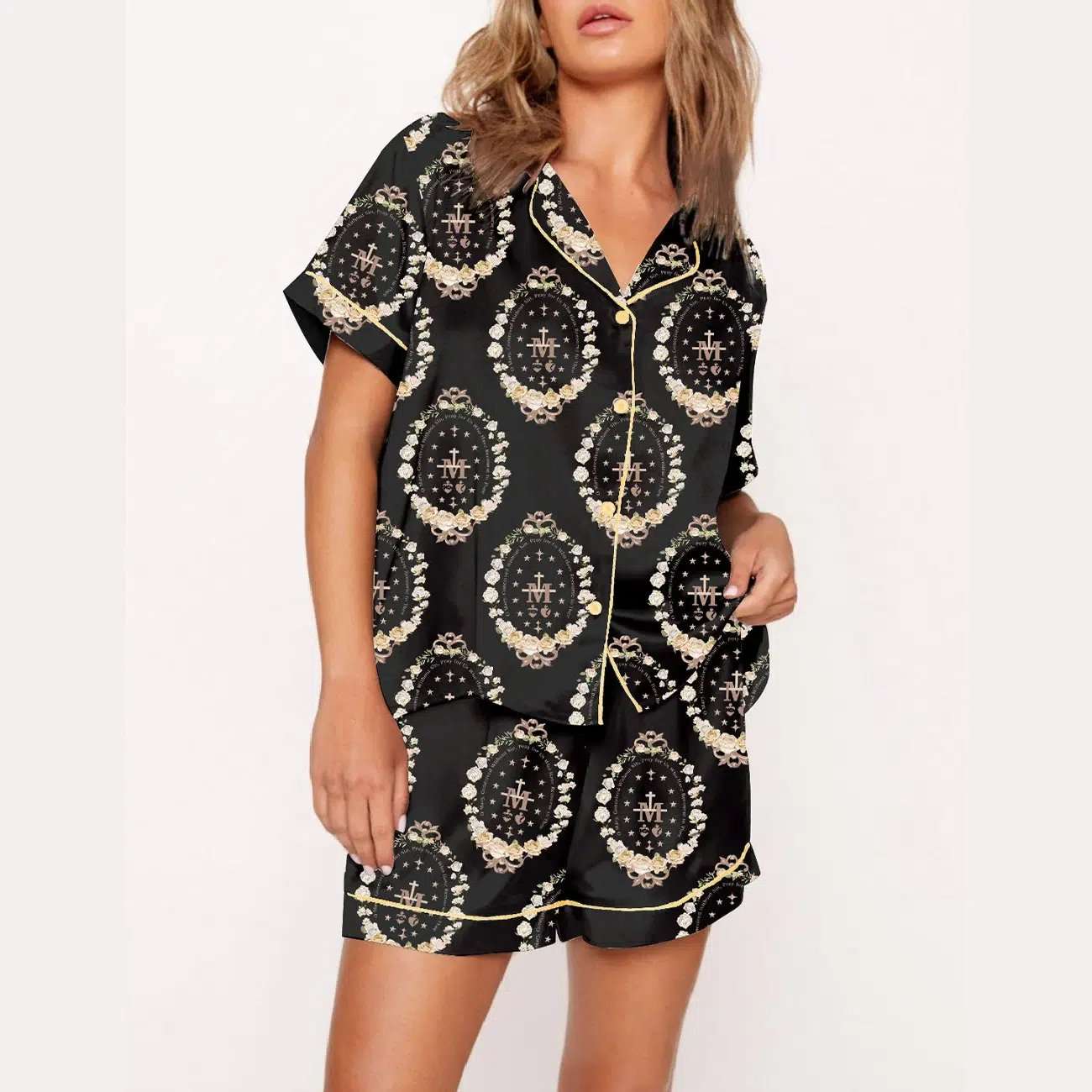 Marian Catholic Virgin Mary Pajama Set - Image 2