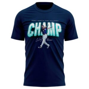 Alternative view of Mariners Cal Raleigh Home Run Derby Champ Shirt 2025 Giveaway