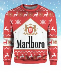 Alternative view of Marlboro Cigarette Ugly Christmas Sweater
