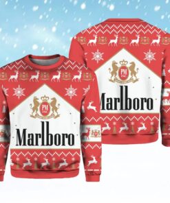 Marlboro Cigarette Ugly Christmas Sweater