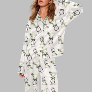 Martini Coquette Bow Pajama Set