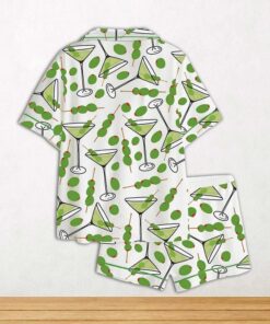 Alternative view of Martini Short Sleeve Satin Pajama Set For Women