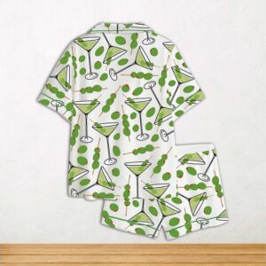 Alternative view of Martini Short Sleeve Satin Pajama Set For Women