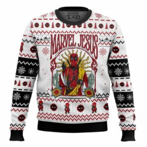 Marvel Jesus Deadpool Ugly Sweater