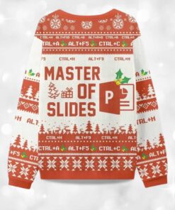 Alternative view of Master Of Slide Powerpoint Ugly Christmas Sweater