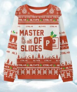 Master Of Slide Powerpoint Ugly Christmas Sweater