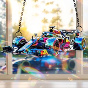 Alternative view of Master The Speed Suncatcher Ornament Personalized Gifts For Auto Racing Fans 03TGLU230725