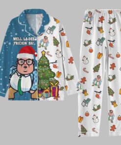 Alternative view of Matt Foley Christmas Pajamas Set