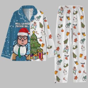 Alternative view of Matt Foley Christmas Pajamas Set