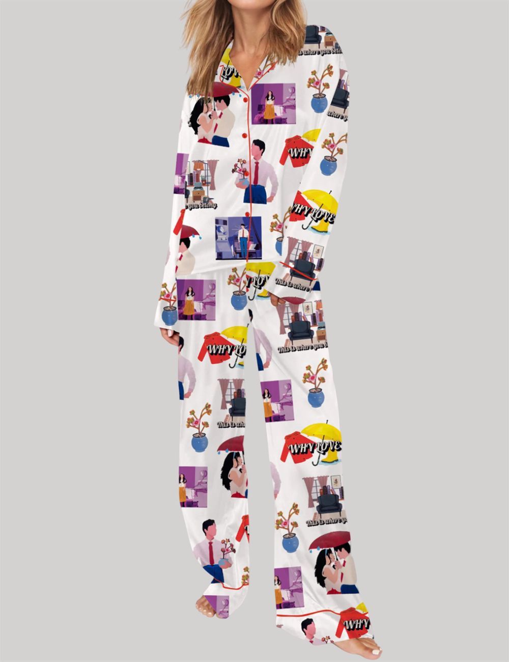 Maybe Happy Ending Pajama Set For Women - Image 3