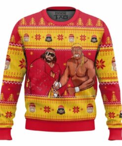 Mega Powers Macho Man and Hulk Hogan Christmas Ugly Sweater