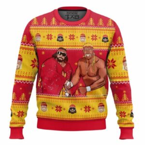 Mega Powers Macho Man and Hulk Hogan Christmas Ugly Sweater