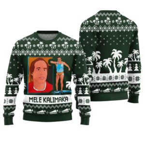 Alternative view of Mele Kalikimaka Funny Holiday Sweater - Grishko.com