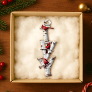Alternative view of Memorial Cardinal - Alphabet Letters Ornament Personalized Gifts For Heaven 02HUDT271025