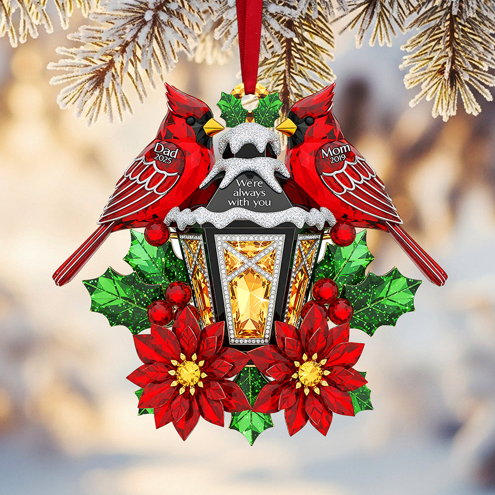 Memorial Cardinal Ornament - Personalized Gifts For Loved Ones 01nata050925