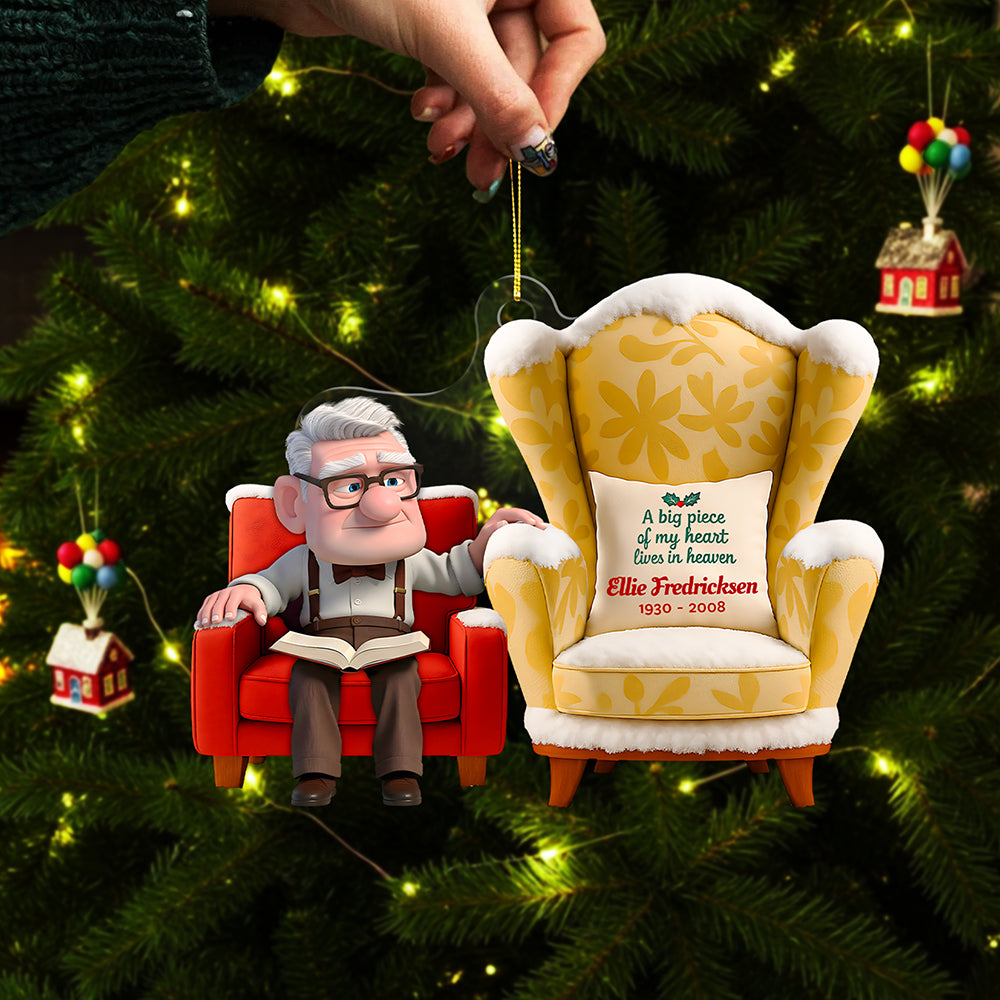 Memorial Couple Ornament - Personalized Gifts For Loved Ones 02ohta220825 - Image 3