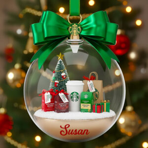 Alternative view of Mental Alertness Christmas Ornament - Personalized Gifts For Coffee Lovers 03NADT131025