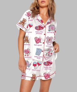 Mental Health Nurse Valentines Day Pajama Set
