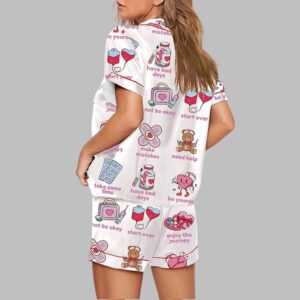 Alternative view of Mental Health Nurse Valentines Day Pajama Set