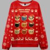 Meow Meow Ugly Christmas Sweater - gullprint.com