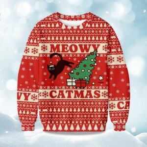 Meowy Catmas Christmas Ugly Sweater