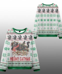 Meowy Catmas Ugly Sweater 2025 Christmas 