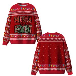 Alternative view of Merry And Bright Ugly Sweater 2025 Christmas - Grishko.com