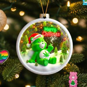 Alternative view of Merry Chillmas Ornament Personalized Gifts For Smokers 02TODT150825
