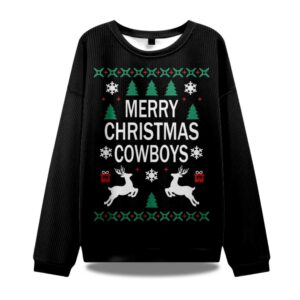 Merry Christmas Cowboys Ugly Christmas Sweater