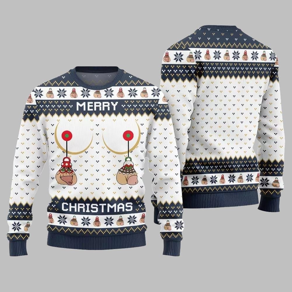 Merry Christmas Humorous Ugly Sweater Christmas 2025 - Image 4