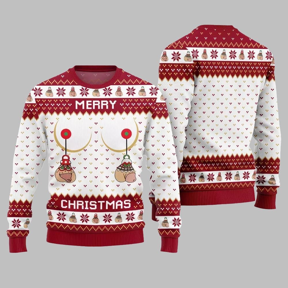 Merry Christmas Humorous Ugly Sweater Christmas 2025 - Image 3
