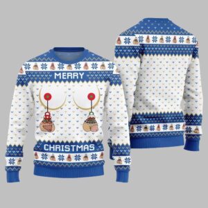 Alternative view of Merry Christmas Humorous Ugly Sweater Christmas 2025 - Grishko.com