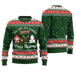Merry Christmas Inappropriate Xmas Sweater - Grishko.com