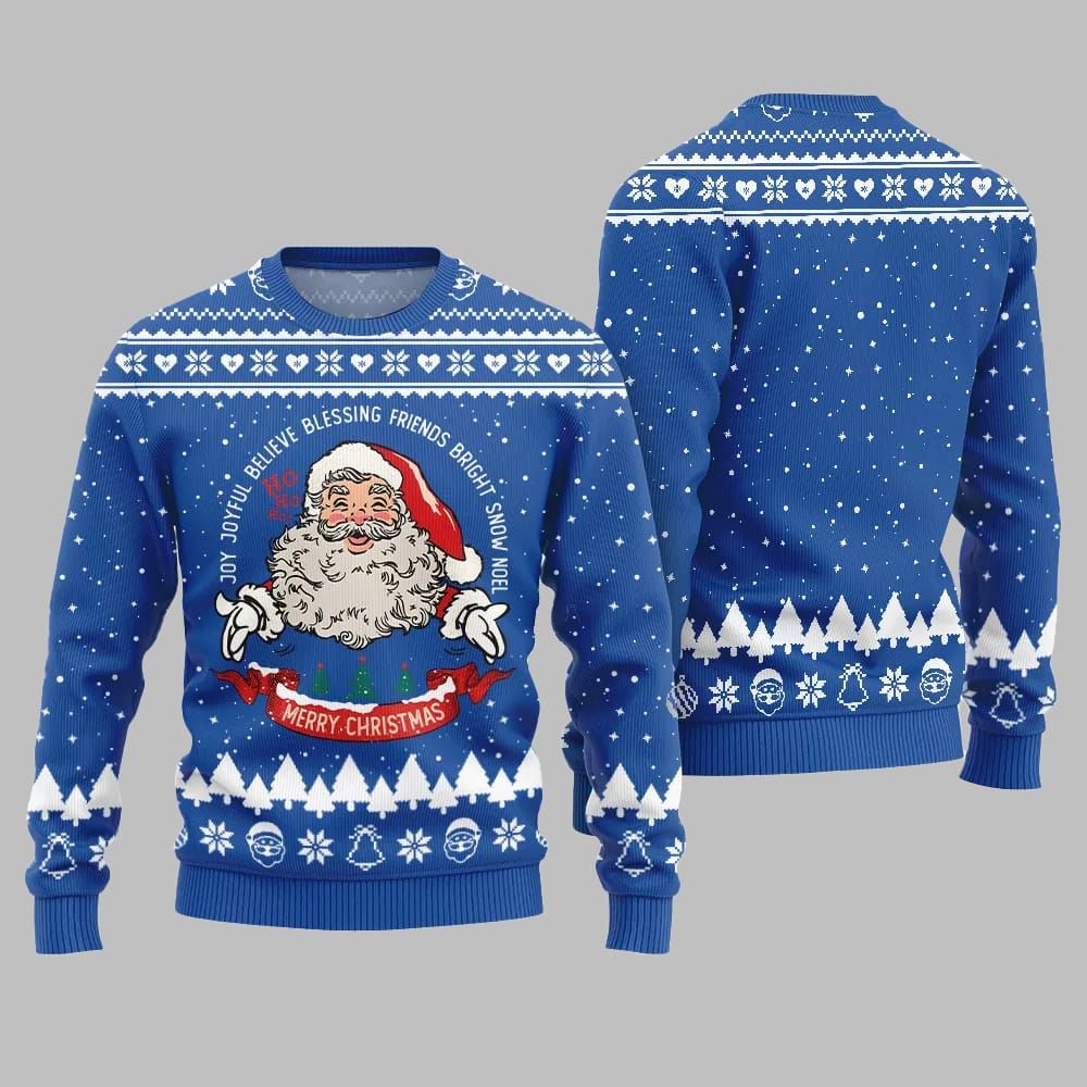 Merry Christmas Santa Ugly Sweater Christmas 2025 - Grishko.com