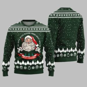 Alternative view of Merry Christmas Santa Ugly Sweater Christmas 2025 - Grishko.com