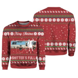 Merry Christmas Shitters Full Vacation Ugly Christmas Sweater
