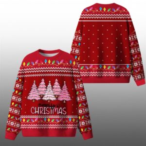 Merry Christmas Trees Ugly Sweater 2025 Christmas - Grishko.com