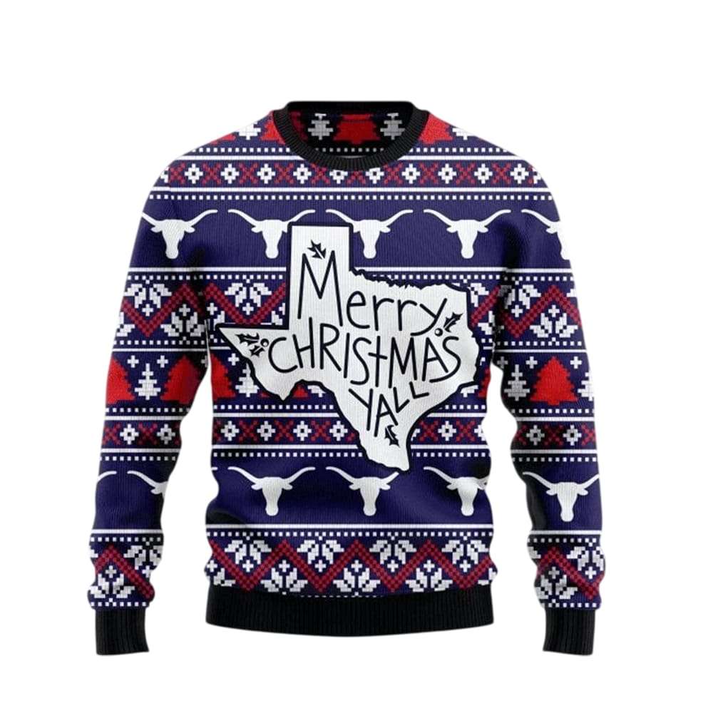 Merry Christmas Y'all Ugly Christmas Sweater