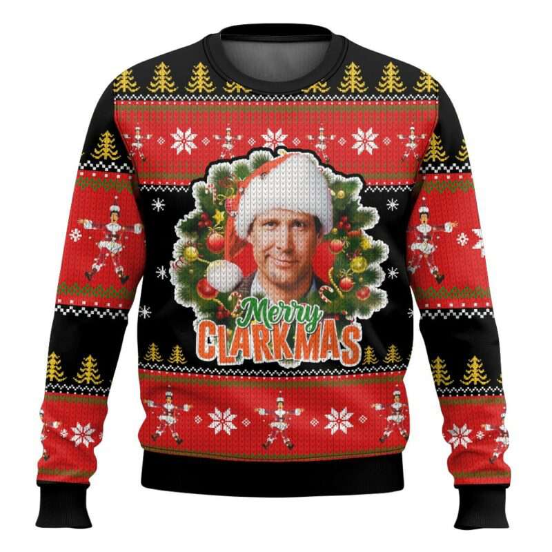 MERRY CLARKMAS Clark Griswold National Lampoon's Christmas Vacation Ugly Sweater