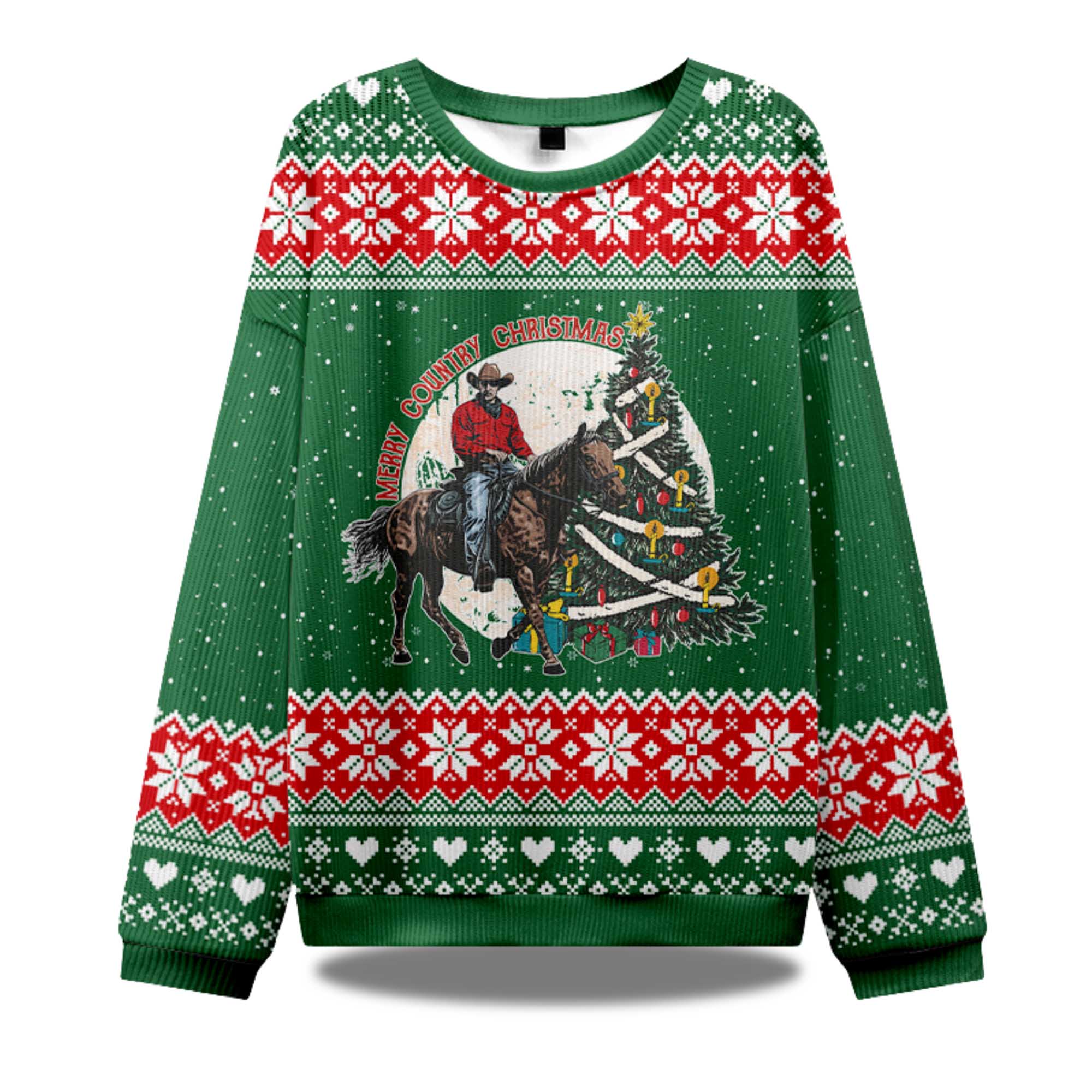 Merry Country Christmas Ugly Sweater