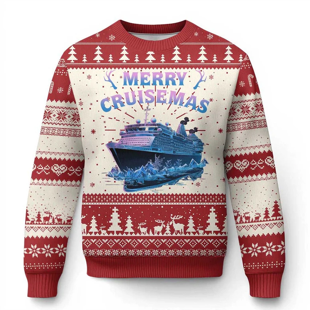 Merry Cruisemas Ugly Christmas Sweater - Grishko.com