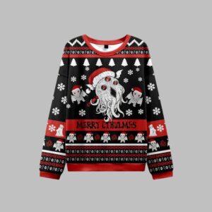 Alternative view of Merry Cthulmas Ugly Sweater 2025 Christmas - Grishko.com