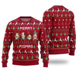 Alternative view of Merry Pigmas Ugly Christmas Sweater - Grishko.com
