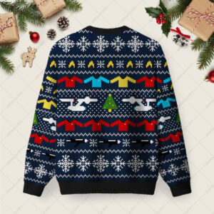 Alternative view of Merry Trekmas Ugly Christmas Sweater Sweatshirt