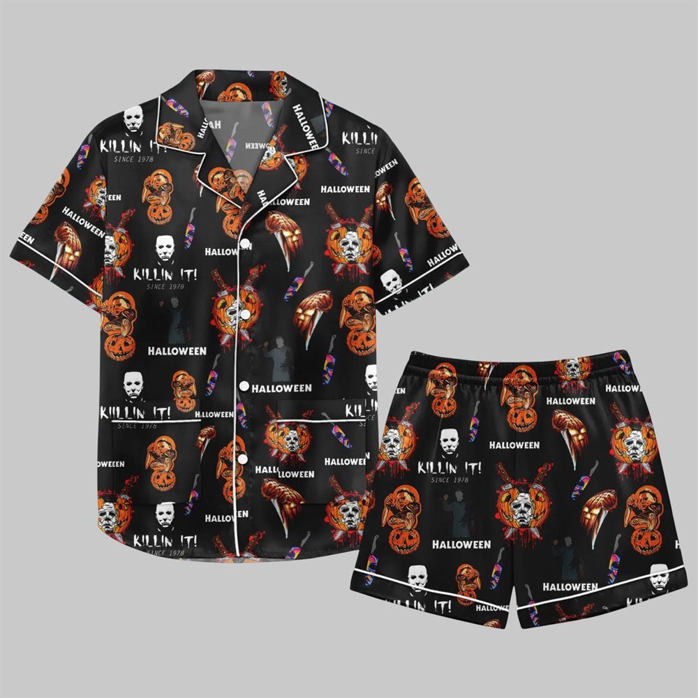 Michael Myers Halloween Pajamas Set
