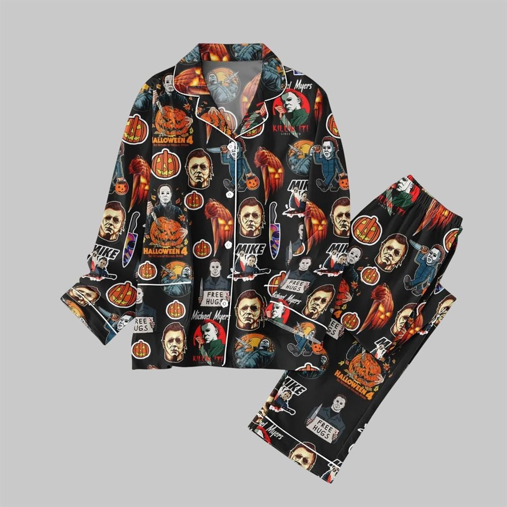 Michael Myers Horror Halloween Pajamas Set