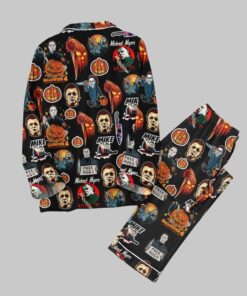 Alternative view of Michael Myers Horror Halloween Pajamas Set