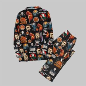 Alternative view of Michael Myers Horror Halloween Pajamas Set