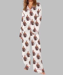 Alternative view of Mike Tyson Merry Chrithmith Pajama Set